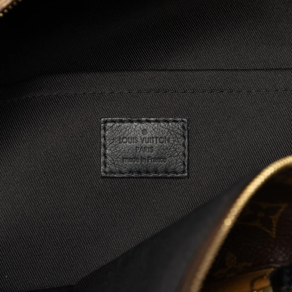 Louis Vuitton Monogram Reverse Palm Springs PM Brown Very good - Box View