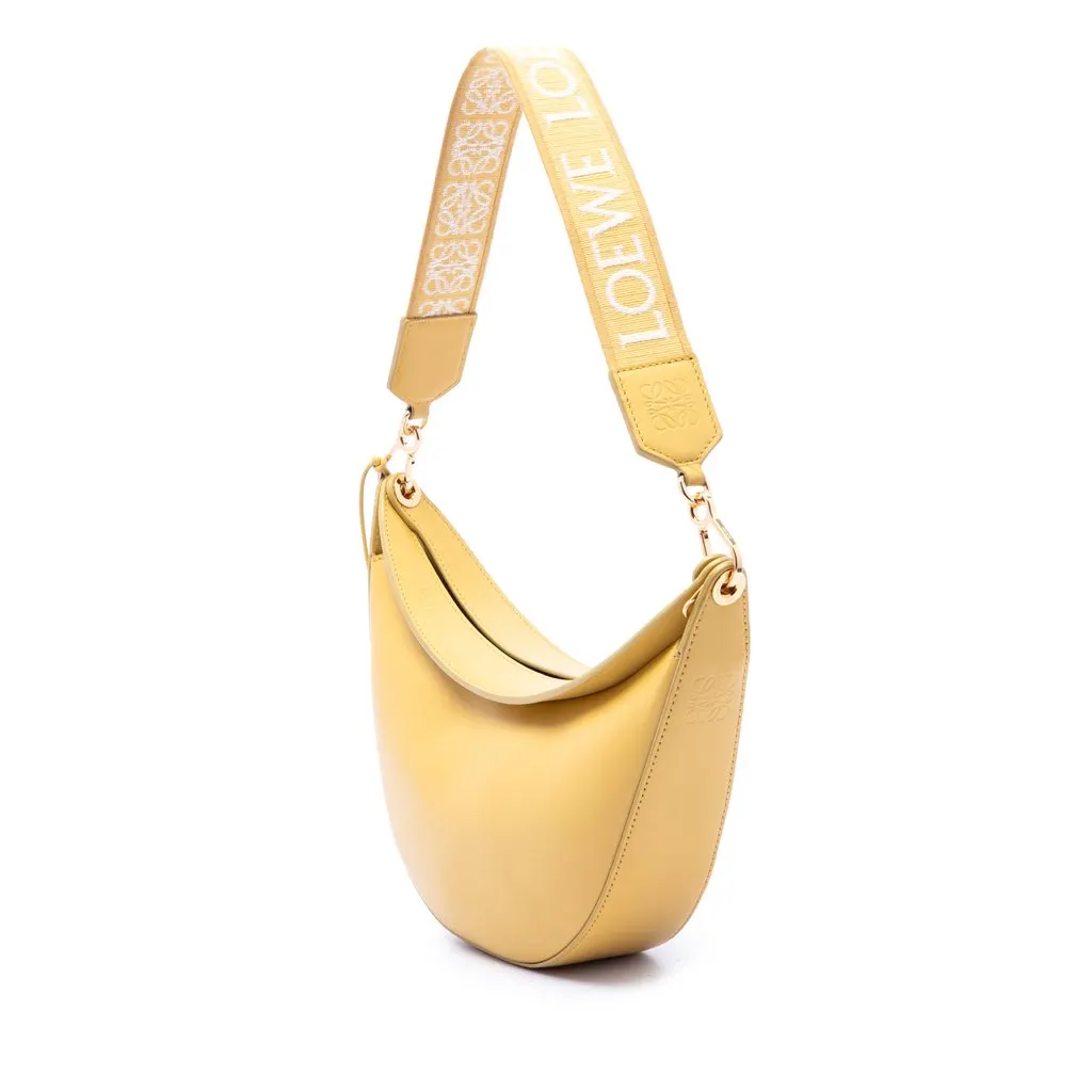 Loewe Small Leather Anagram Luna Hobo Yellow Leather Very good - Back View