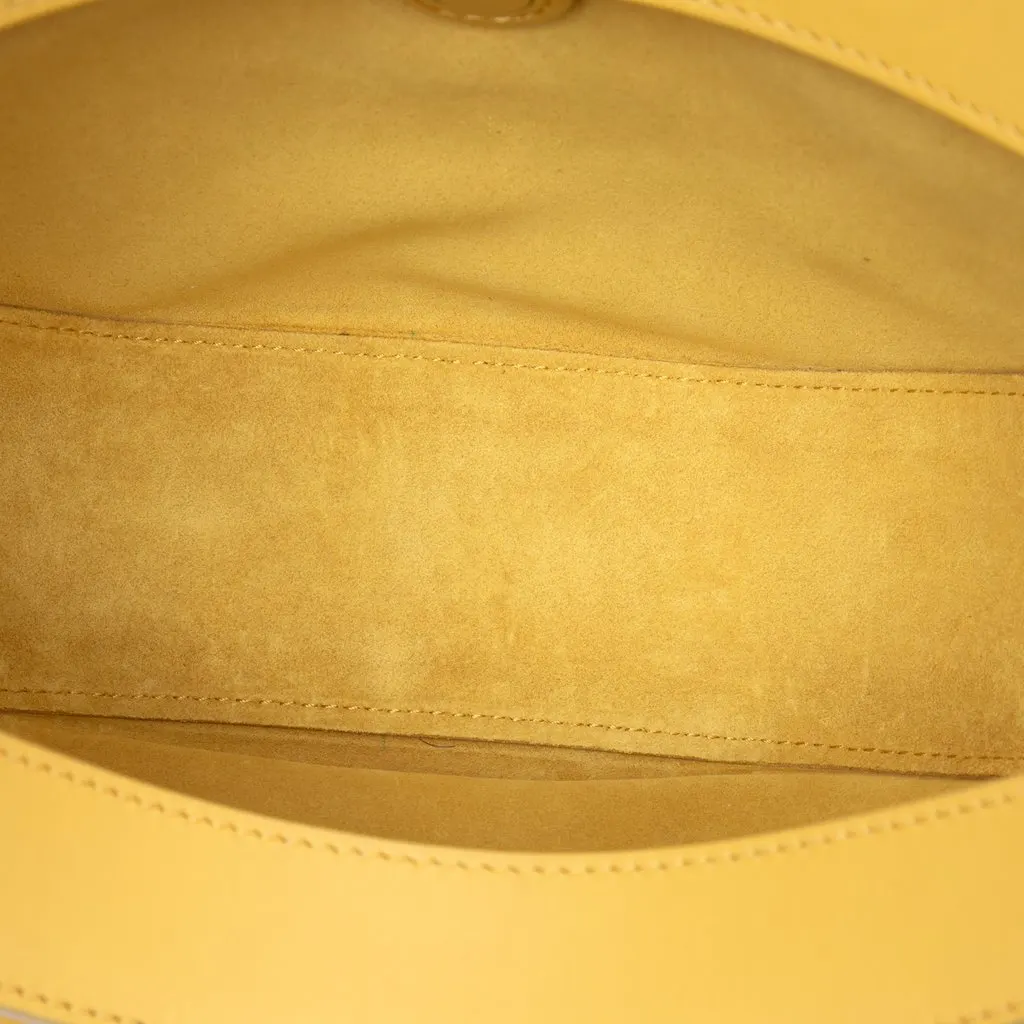 Loewe Small Leather Anagram Luna Hobo Yellow Leather Very good - Model View