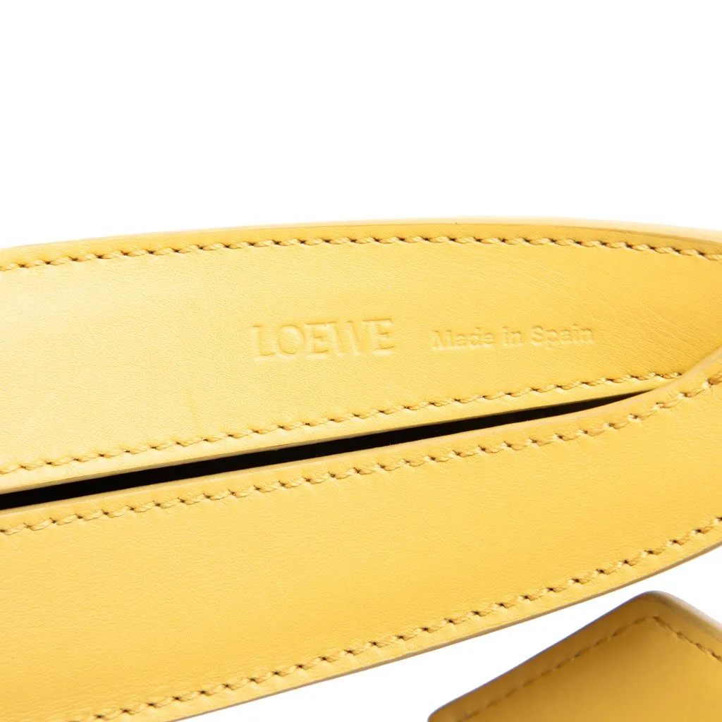 Loewe Small Leather Anagram Luna Hobo Yellow Leather Very good - Box View