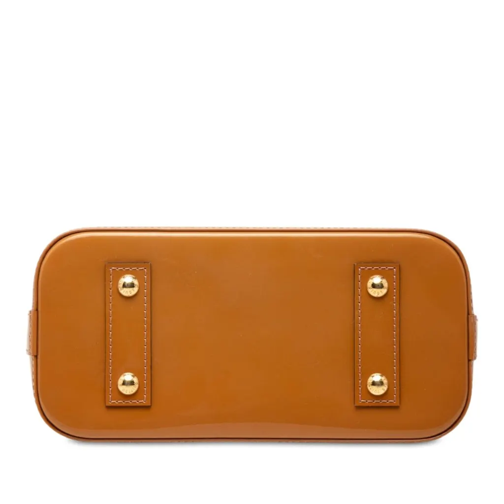 Louis Vuitton Monogram Vernis Alma BB Brown Leather Very good - Inside View