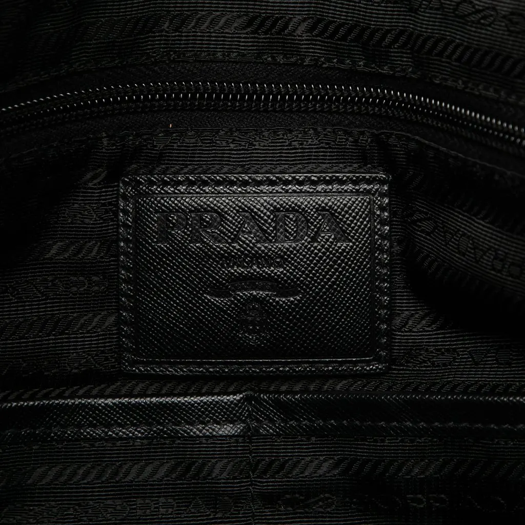 Prada Tessuto Camouflage Tote Navy Polyamide Good - Box View