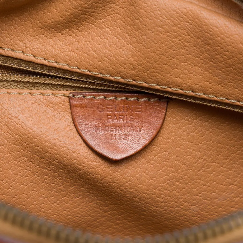 Celine Macadam Coated Canvas Crossbody Beige Very good - Box View
