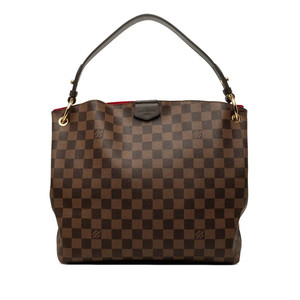 Louis Vuitton Damier Ebene Graceful PM Brown Canvas Very good - Front View