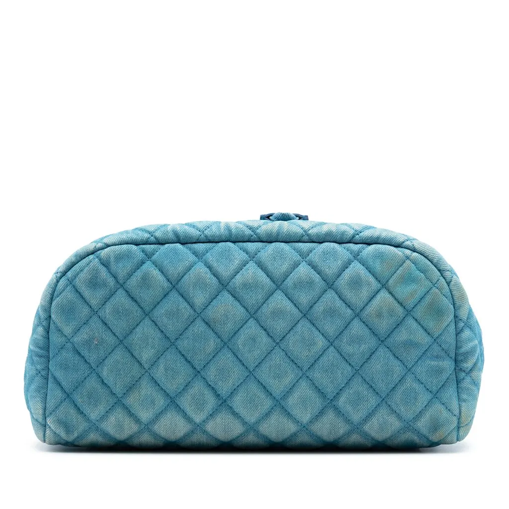 Chanel Large Denim Urban Spirit Backpack Blue Very good - Inside View