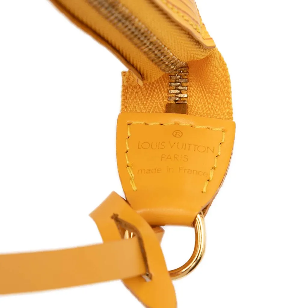 Louis Vuitton Epi Pochette Accessoires Yellow Leather Very good - Box View
