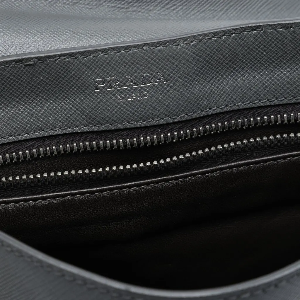 Prada Saffiano Travel Messenger Bag MultiColor Leather Very good - Box View