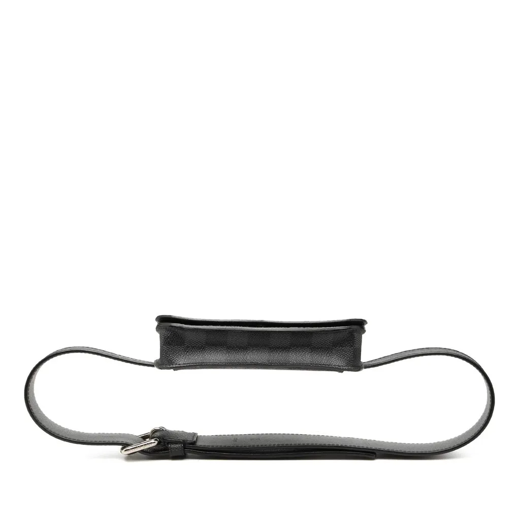 Louis Vuitton Damier Graphite Pochette Homme Ceinture Black Very good - Inside View