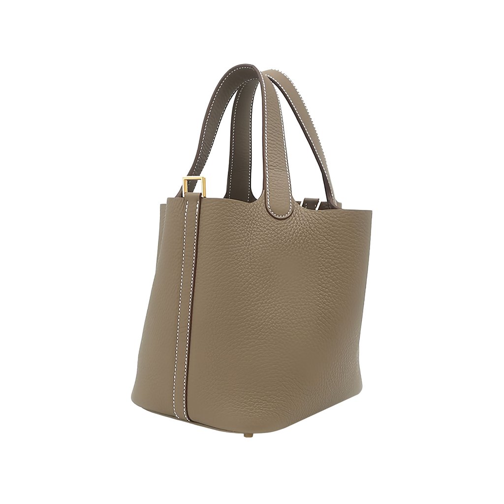 Hermès Clemence Picotin Lock 18 Brown | Libas Collective