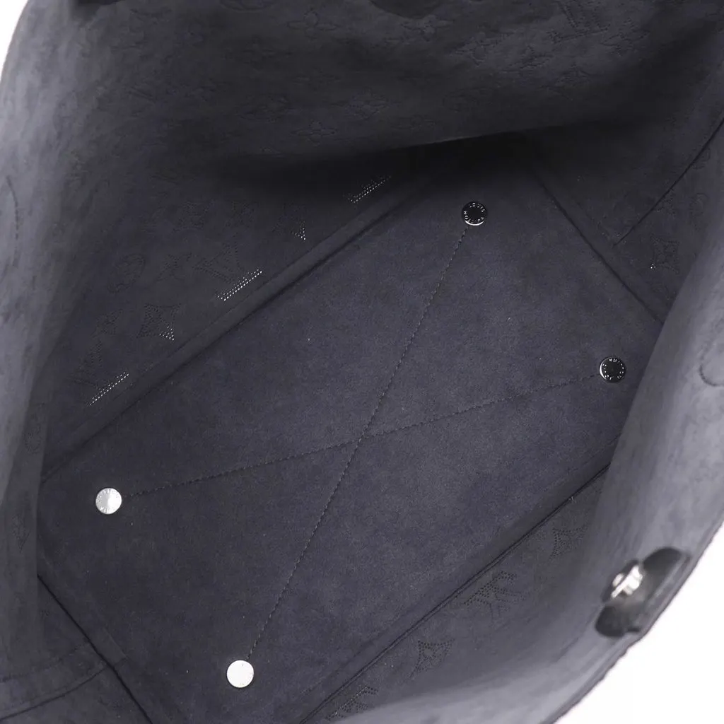 Louis Vuitton Monogram Mahina Blossom MM Black Leather Very good - Box View
