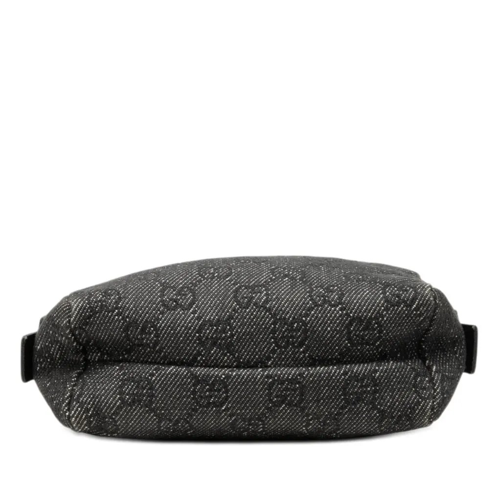 Gucci GG Denim Cosmetic Pouch Grey Very good - Inside View