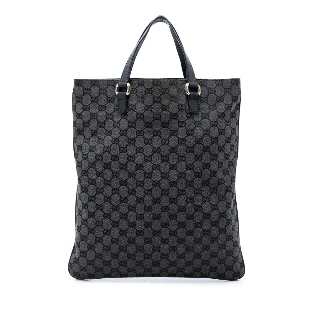 Gucci GG Canvas Tote Brown Canvas Very good - Front View