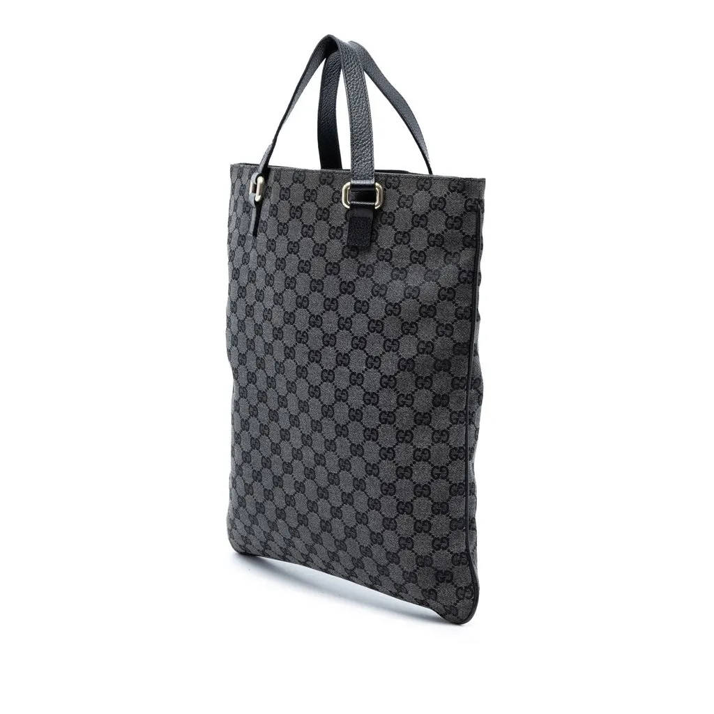 Gucci GG Canvas Tote Brown Canvas Very good - Back View