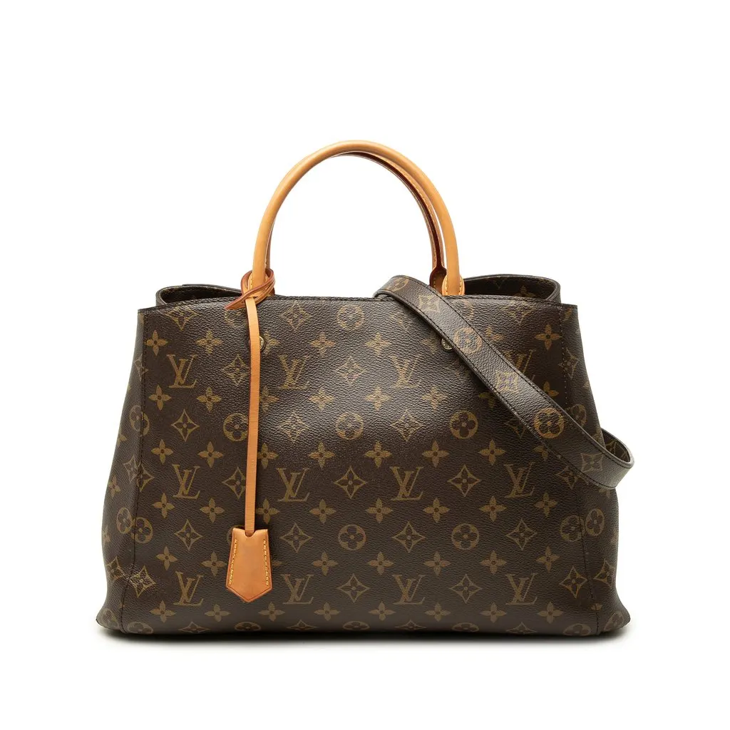 Louis Vuitton Monogram Montaigne GM Brown Canvas Very good - Front View