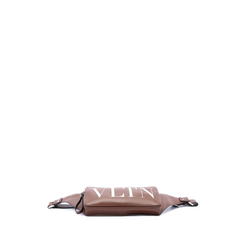 Valentino Leather Rockstud VLTN Belt Bag Brown Leather Very good - Inside View