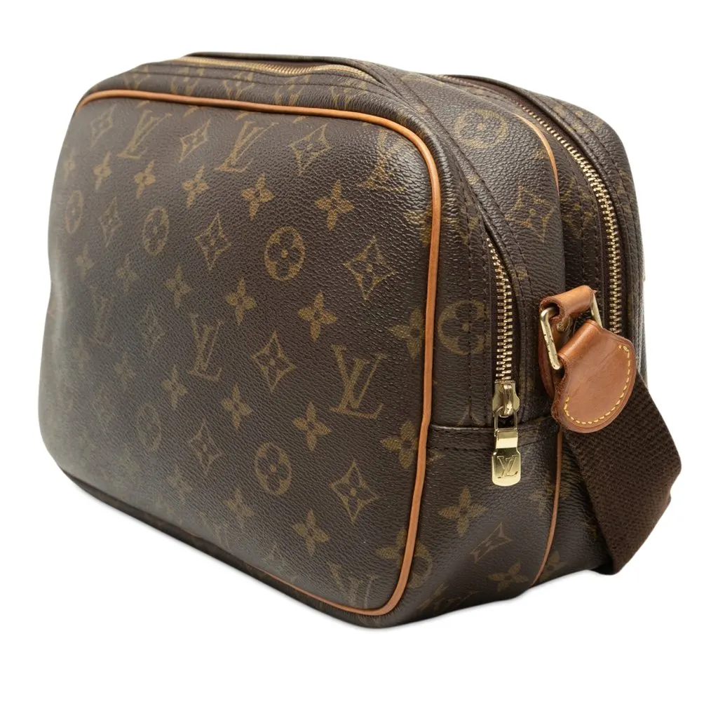 Louis Vuitton Monogram Reporter PM Brown Very good - Back View