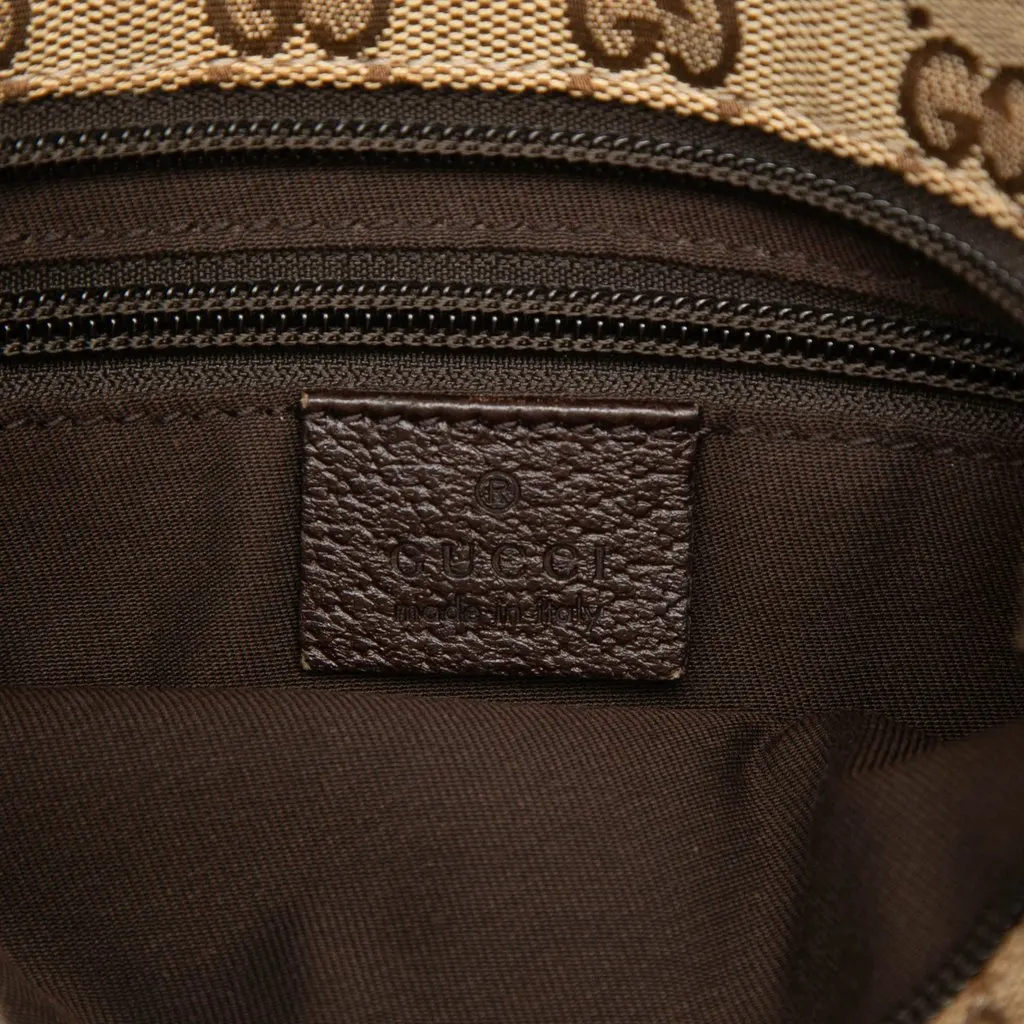 Gucci GG Canvas Web Crossbody Beige Very good - Box View