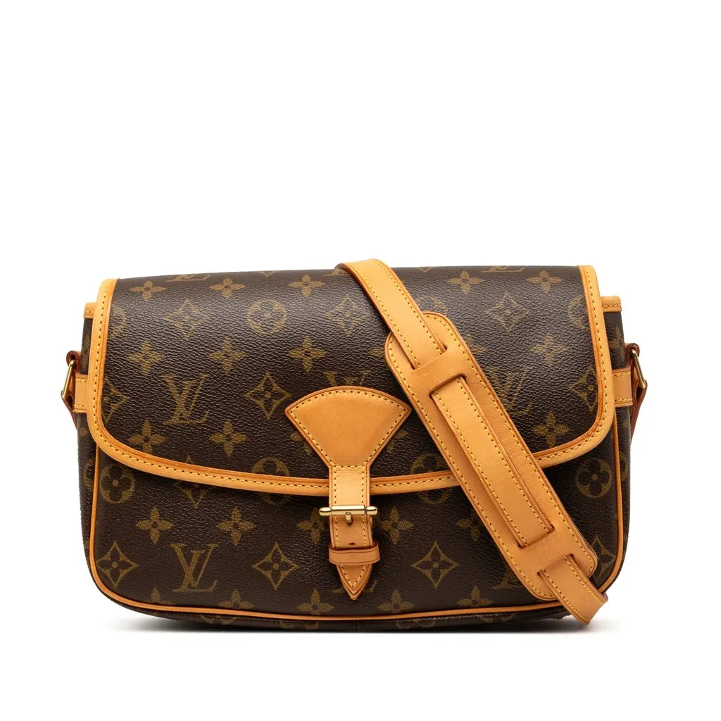 Louis Vuitton Monogram Sologne Brown Very good - Front View