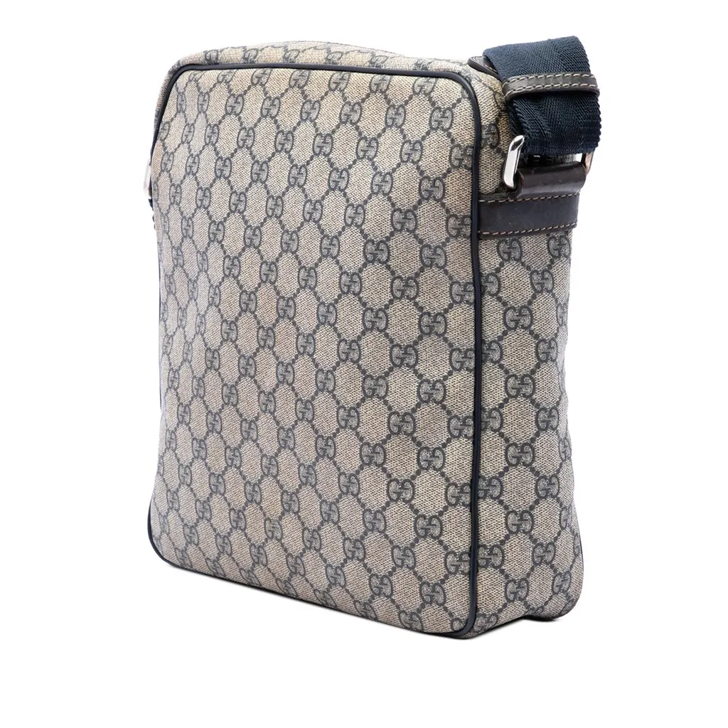 Gucci GG Supreme Crossbody Beige Canvas Very good - Back View