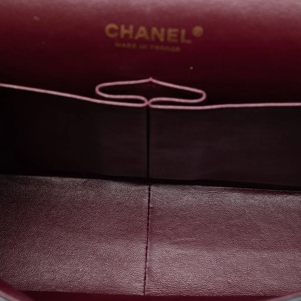 Chanel Jumbo Classic Lambskin Double Flap Black Leather Very good - Model View