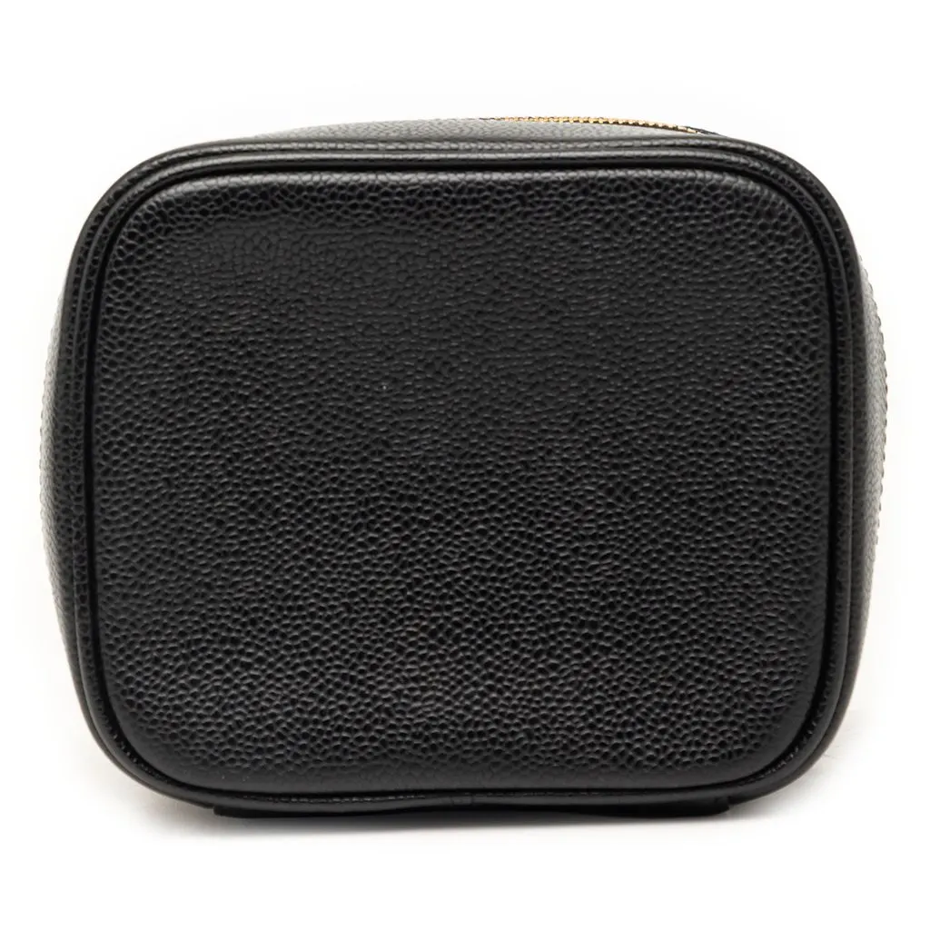 Chanel CC Caviar Vanity Bag Black Leather Very good - Inside View