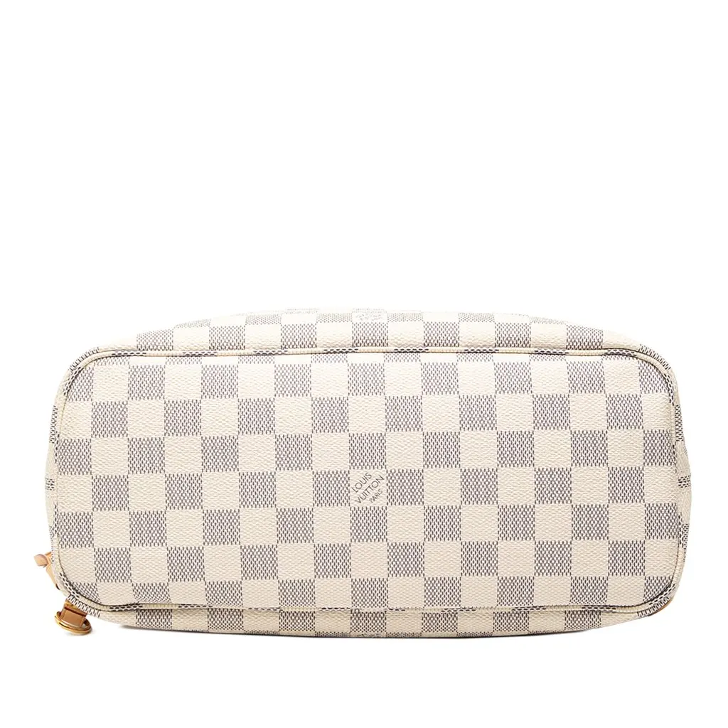 Louis Vuitton Damier Azur Neverfull PM White Very good - Inside View