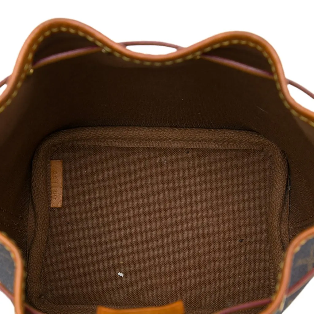 Louis Vuitton Monogram Nano Noe Brown Canvas Very good - Model View