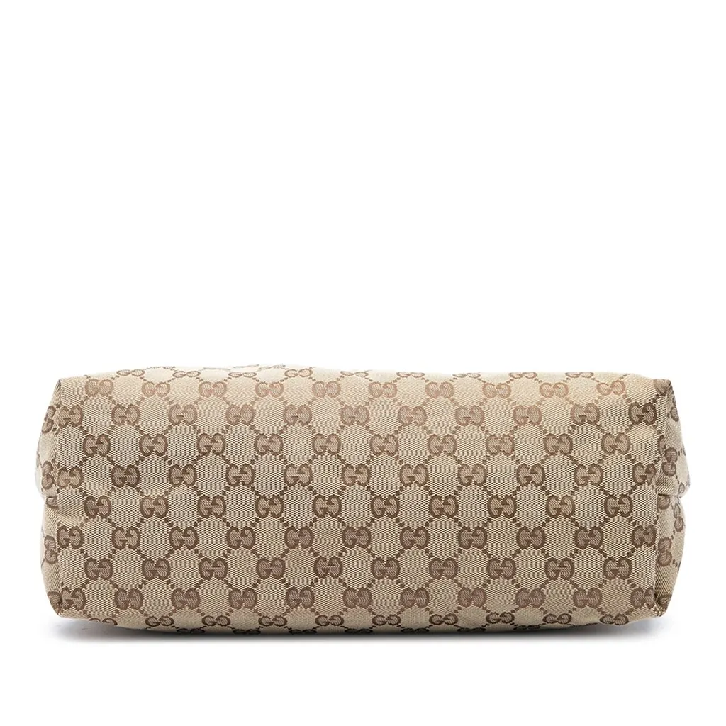 Gucci GG Canvas Web Crossbody Beige Canvas Very good - Inside View