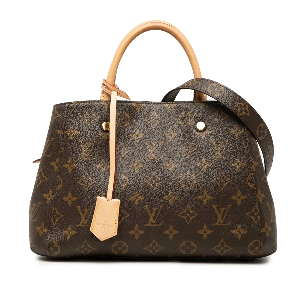 Louis Vuitton Monogram Montaigne BB Brown Very good - Front View