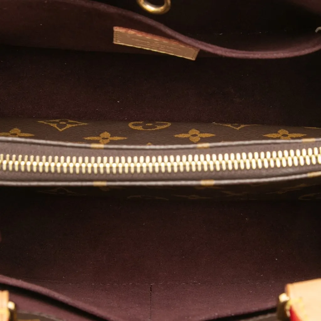 Louis Vuitton Monogram Montaigne BB Brown Very good - Model View