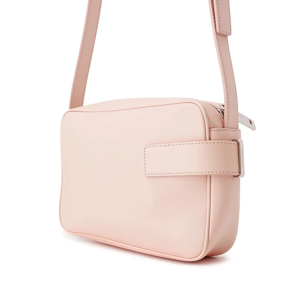 Salvatore Ferragamo Small Leather Gancini Archive Camera Case Crossbody Pink Leather Very good - Back View