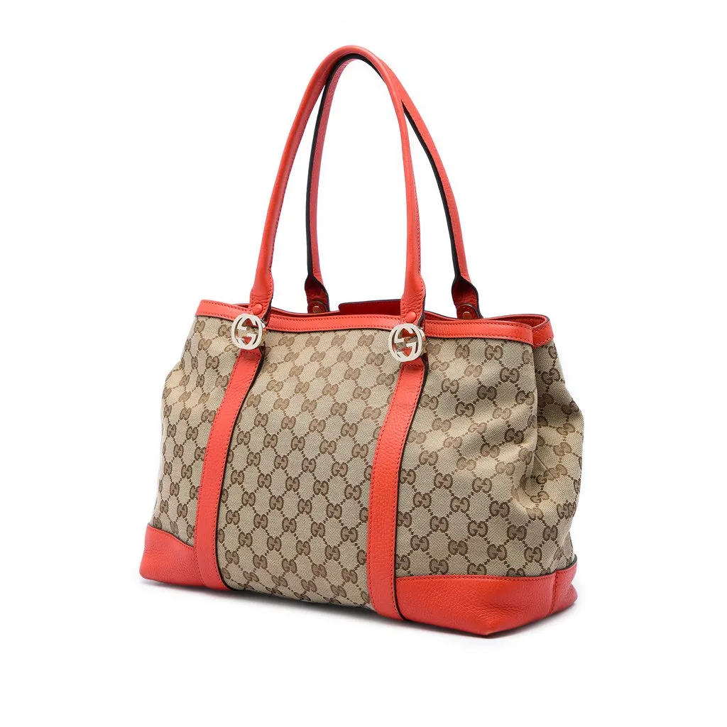 Gucci GG Canvas Miss GG Tote Beige Very good - Back View