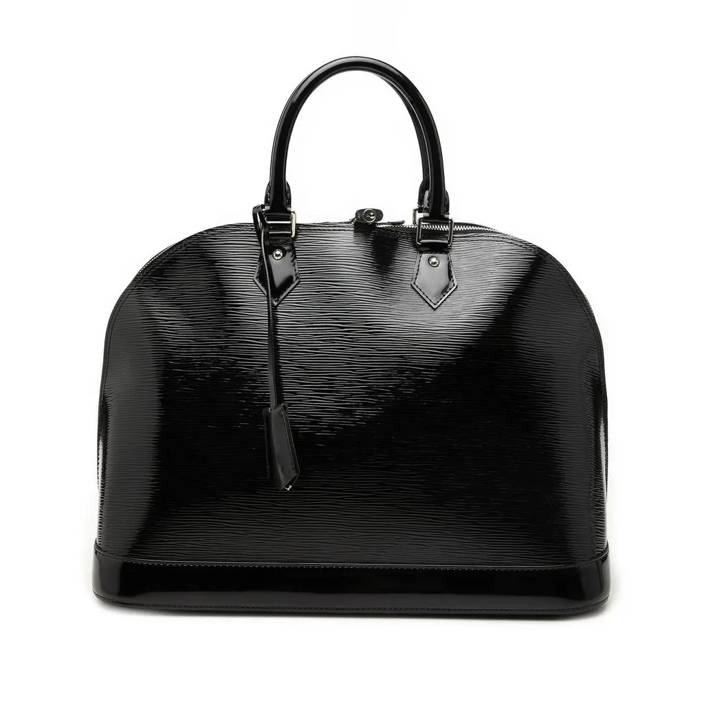 Louis Vuitton Electric Epi Alma GM Black Leather Very good - Front View