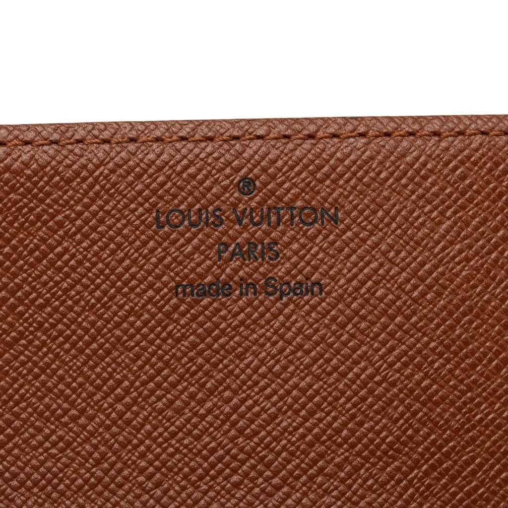 Louis Vuitton Monogram Envelope Business Card Holder Brown Very good - Box View