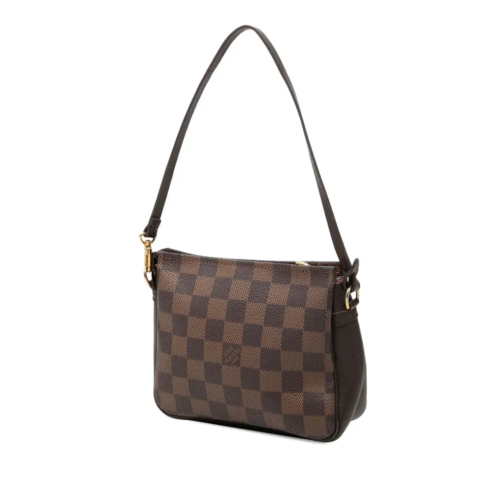 Louis Vuitton Damier Ebene Trousse Pochette Brown Very good - Back View