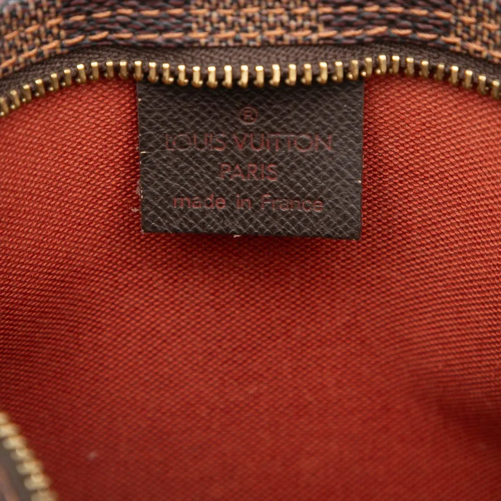 Louis Vuitton Damier Ebene Trousse Pochette Brown Very good - Box View