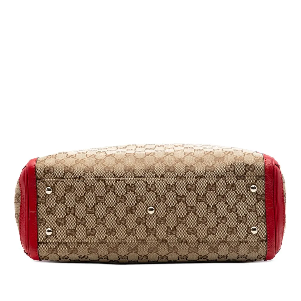 Gucci GG Canvas Bella Tote Beige Very good - Inside View