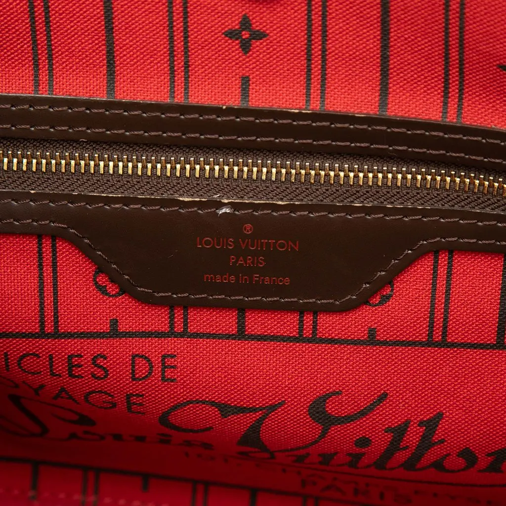 Louis Vuitton Damier Ebene Neverfull PM Brown Very good - Box View