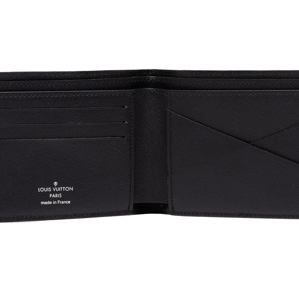 Louis Vuitton Epi Multiple Wallet Black Leather Very good - Model View