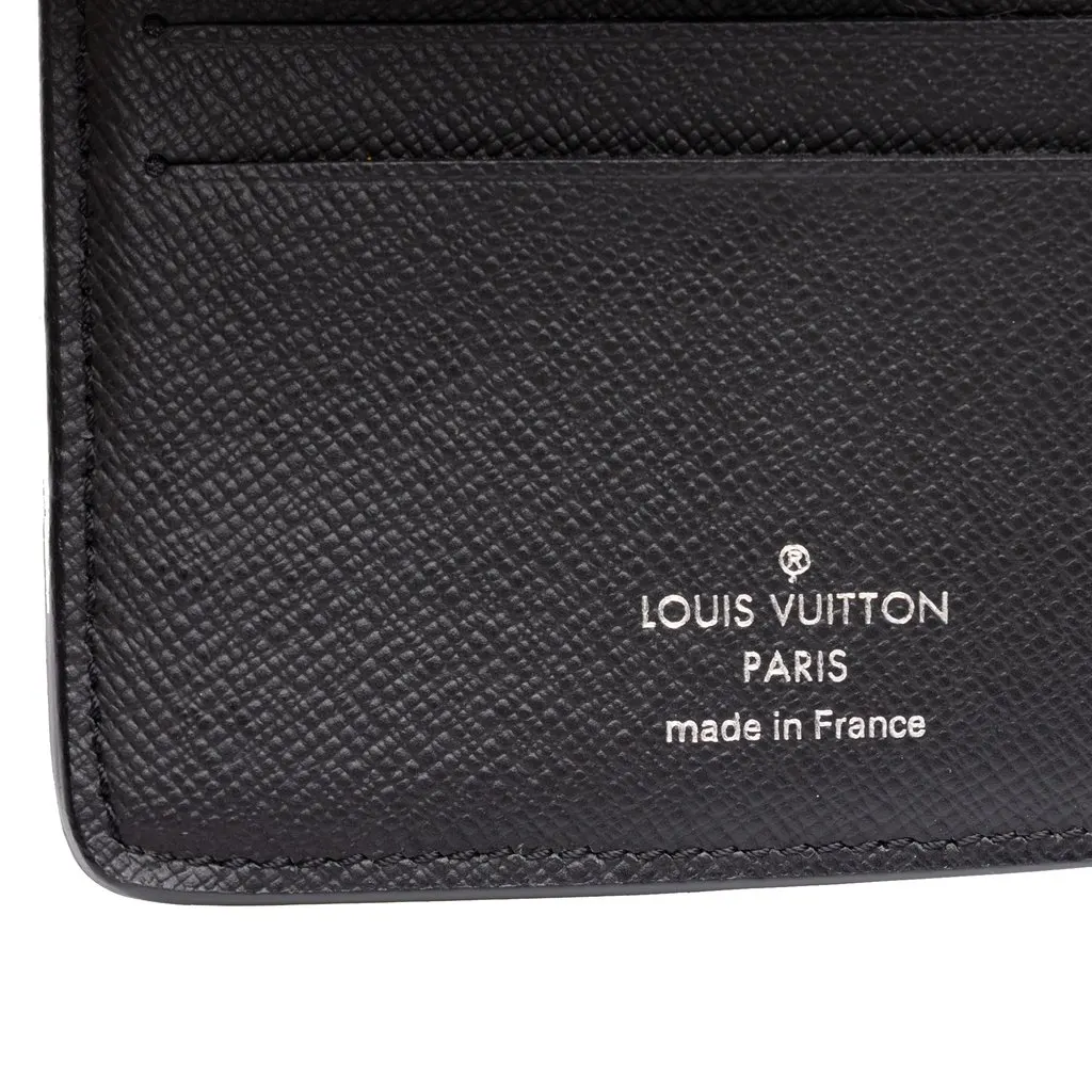 Louis Vuitton Epi Multiple Wallet Black Leather Very good - Box View