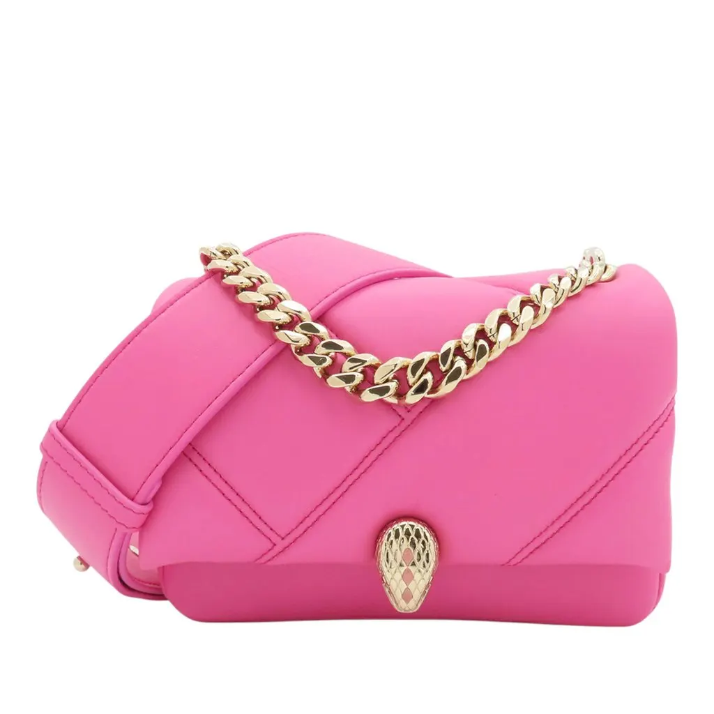 Bvlgari Mini Leather Serpenti Cabochon Satchel Pink Leather Very good - Front View