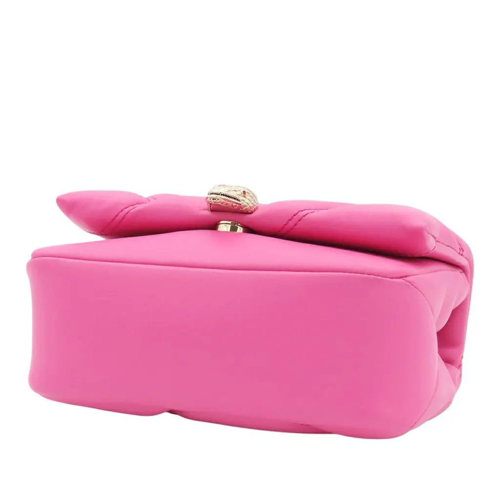 Bvlgari Mini Leather Serpenti Cabochon Satchel Pink Leather Very good - Inside View