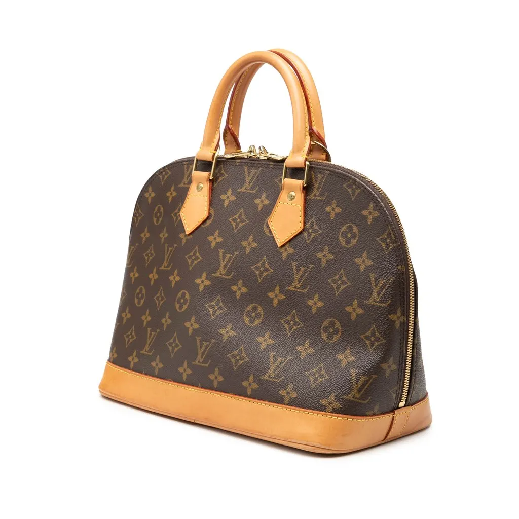Louis Vuitton Monogram Alma PM Brown Very good - Back View