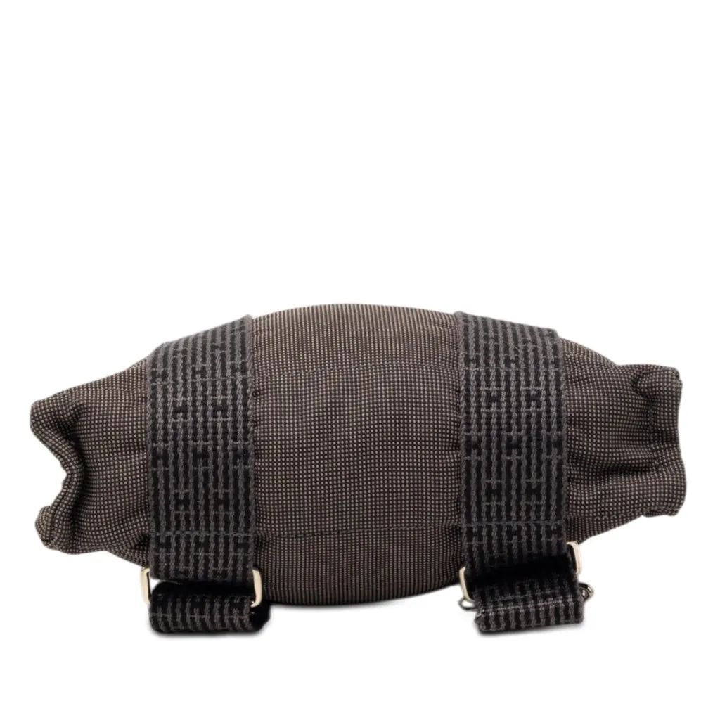 Hermès Canvas Herline Backpack PM Brown Very good - Inside View