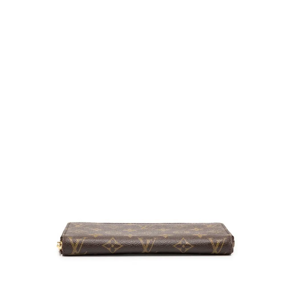 Louis Vuitton Monogram Zippy Long Wallet Brown Canvas Very good - Inside View
