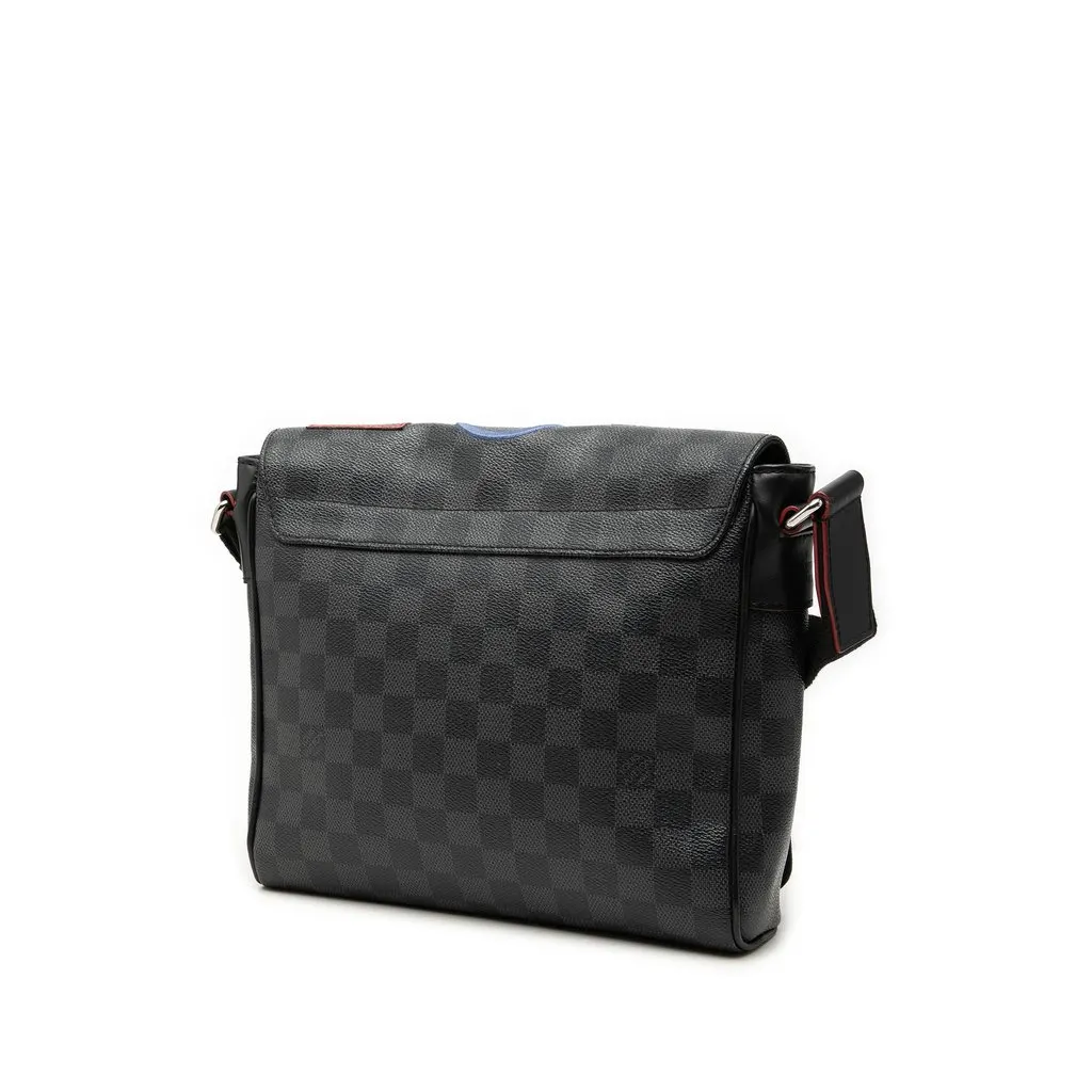 Louis Vuitton Damier Graphite Alps District PM Black Very good - Back View