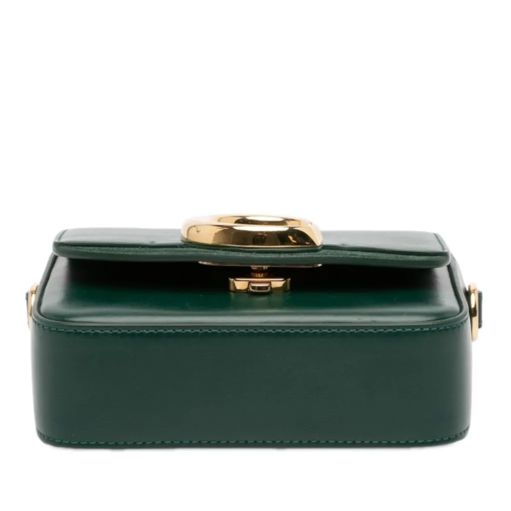 Chloé Mini Leather C Satchel Green Leather Very good - Inside View