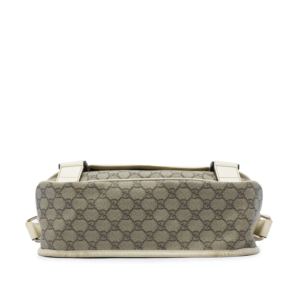 Gucci GG Supreme Crossbody Beige Canvas Good - Inside View
