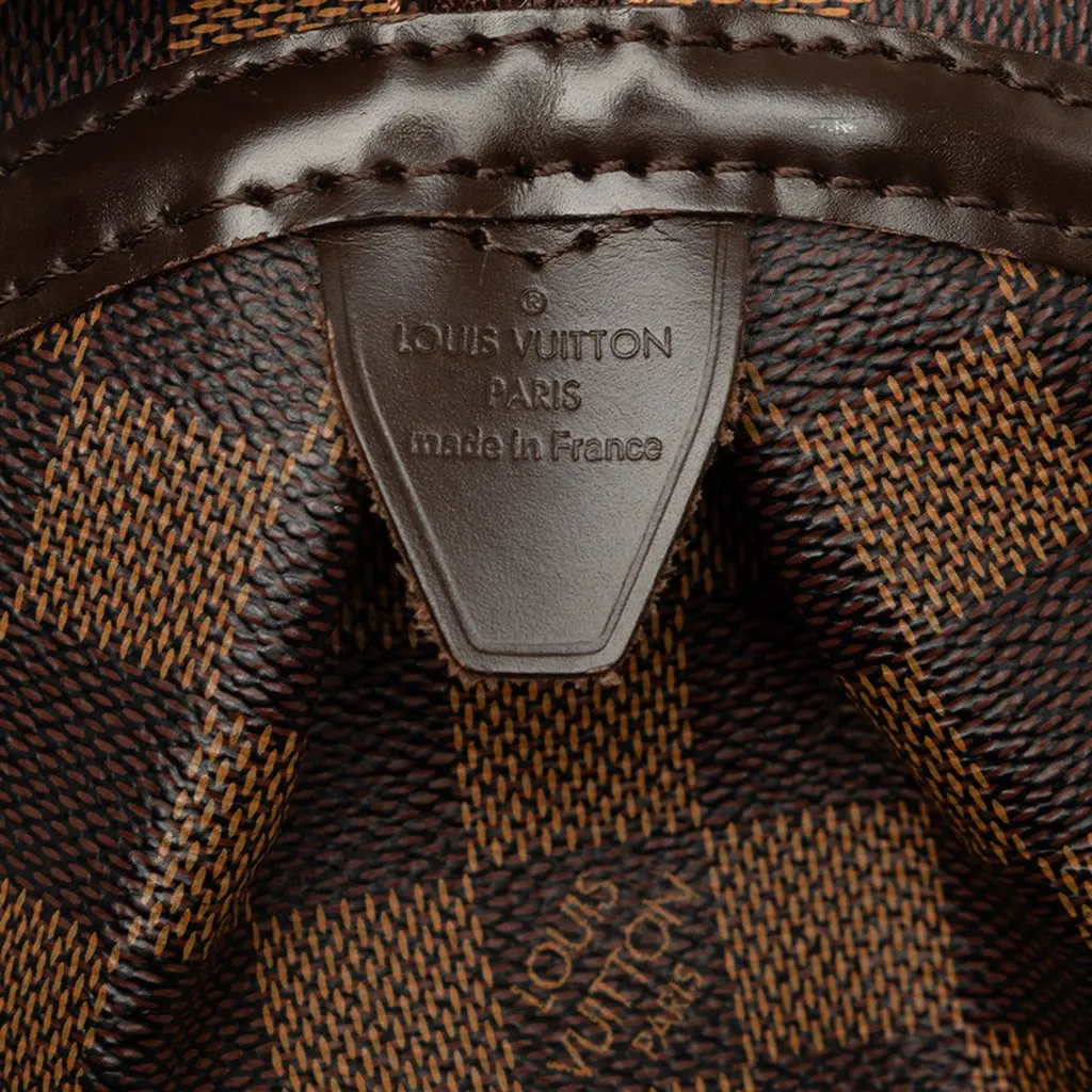 Louis Vuitton Damier Ebene Rivington PM Brown Canvas Good - Box View