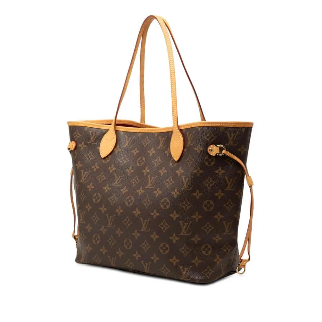 Louis Vuitton Monogram Neverfull MM Brown Very good - Back View